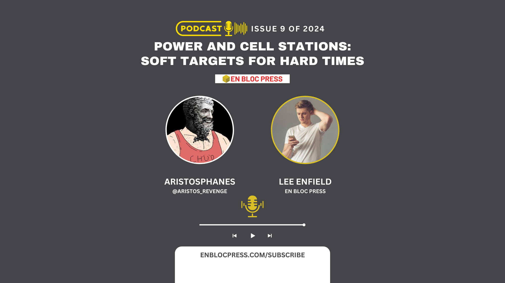 Power and Cell Stations: Soft Targets for Hard Times (feat. Aristophanes)